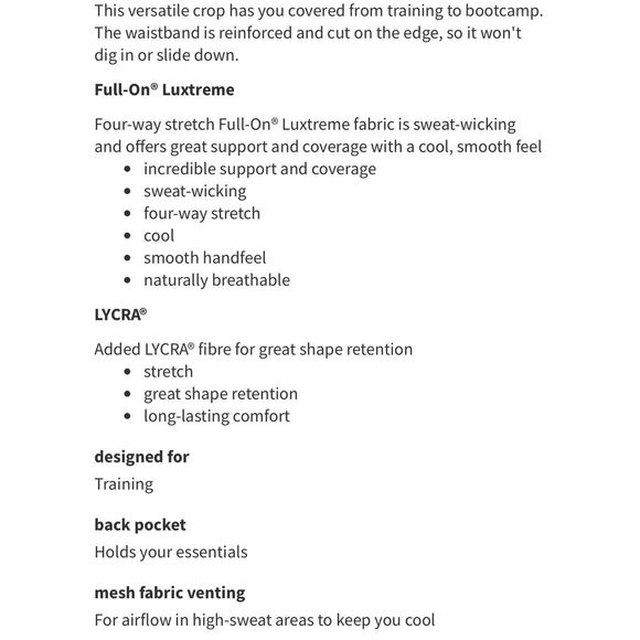 Lululemon Train Times Legging Crop Women  6 Alpine‎ Gray White Striped - Picture 13 of 16